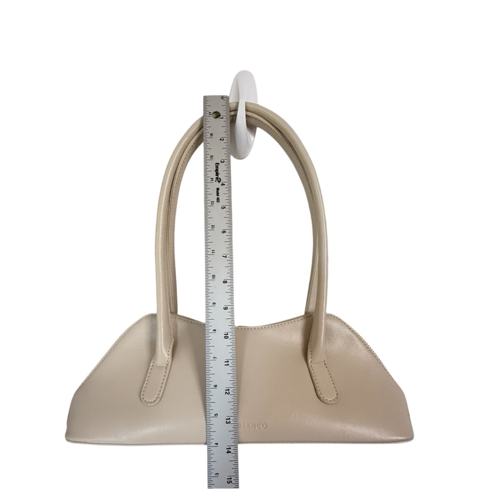 Melie Bianco Dakota Ivory Recycled Vegan Shoulder Bag. - Picture 7 of 9